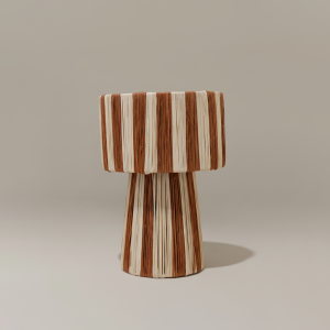 Table Lamp Small: Brown&Beige